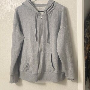 Time and Tru Heather Gray Hoodie